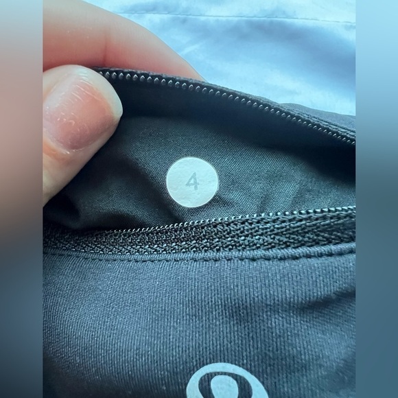 Lululemon Run Inspire Crop Leggings All Full-On Luxtreme Black and White - Picture 6 of 15